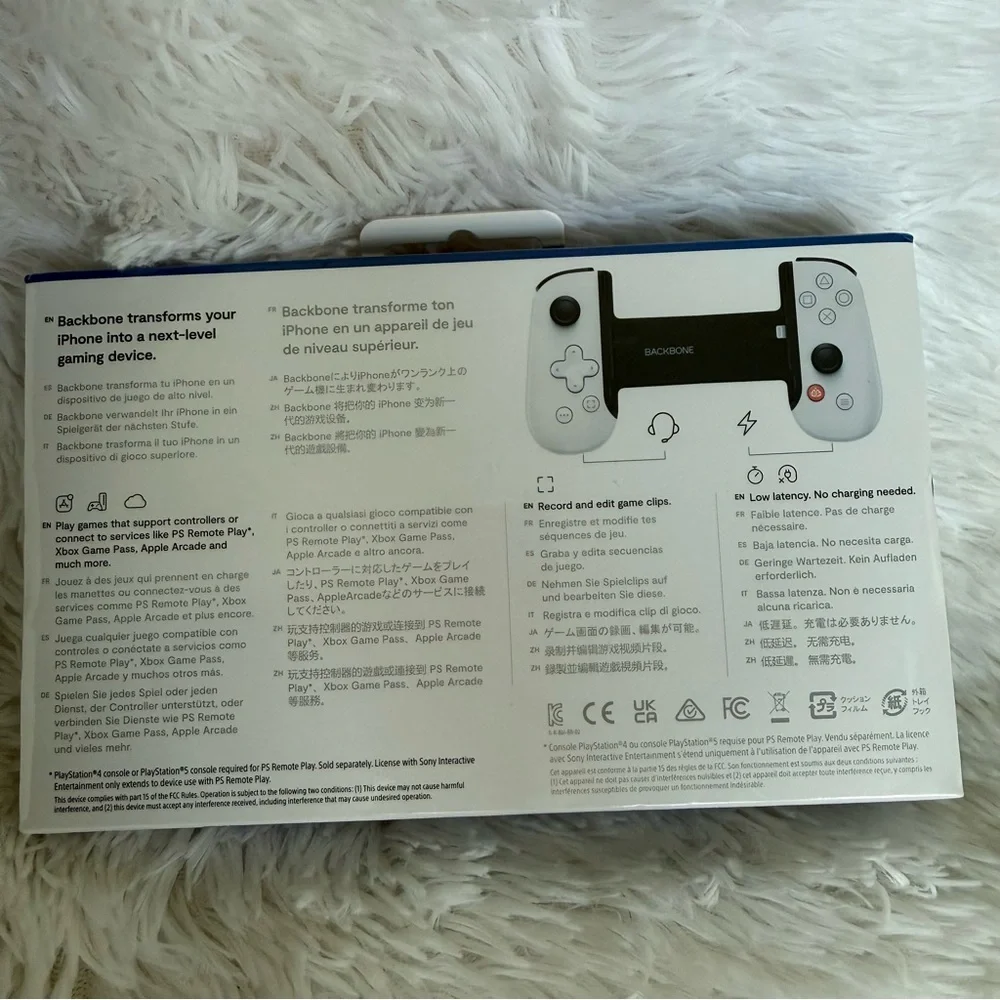 BRAND NEW* PlayStation Backbone Lightening for IPhone - White